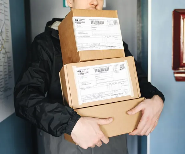 Express Delivery shipping scene